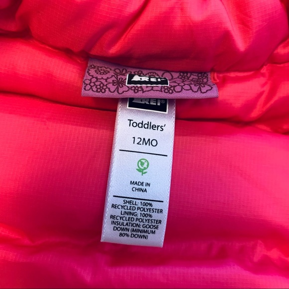 REI | Pink Goose Down Puffer Vest - Picture 5 of 5